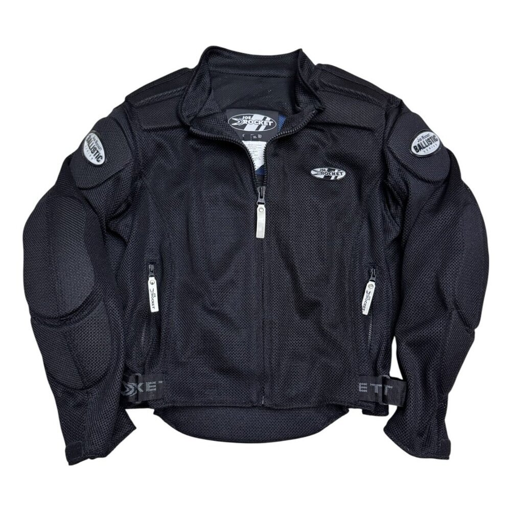 JOE ROCKET Protective Padded Mesh Motorcycle Biker Bomber Jacket Womens XL